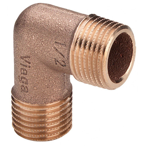 Угольник 90° 1"-1", Viega R2 3091, резьба-резьба, нар., бронза