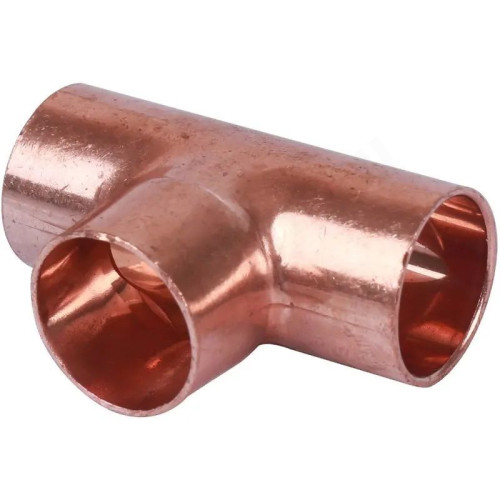 Тройник 28-28-22, Sanha SA 5130, пайка-пайка, медь