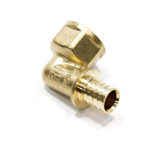 Угольник 90 20-3/4", General Fittings 3400 22, надв.гильза-резьба, вн., латунь