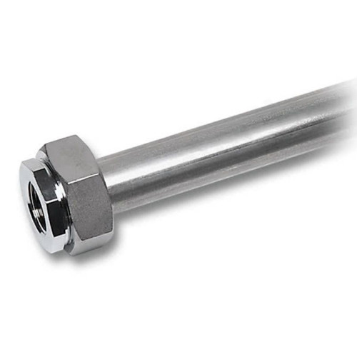 Трубка прямая 28-3/4", Sanha NiroSan 9005, труба-резьба, вн., сталь нержавеющая, L500, с бортиком