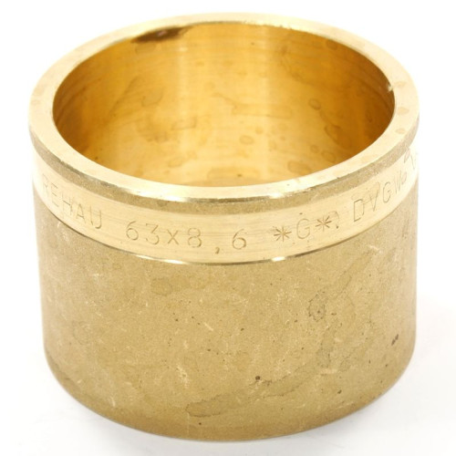 Гильза 63-63, Rehau RAUTITAN, MX, надв.гильза, латунь
