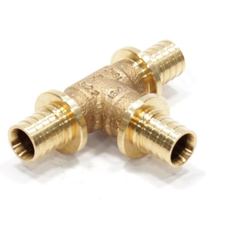 Тройник 16-16-16, Rehau RAUTITAN PLATINUM, RX, надв.гильза-надв.гильза, бронза