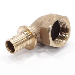 Угольник 25-1", Rehau RAUTITAN, RX+, надв.гильза-резьба, вн., бронза