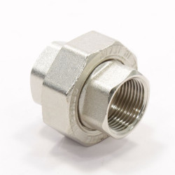 Американка 3/4"-3/4", General Fittings 2700 A7, резьба-резьба, вн., латунь (никель)