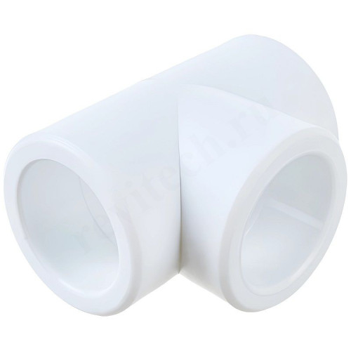 Тройник 32-32-32, RTP, пайка-пайка, полипропилен, белый