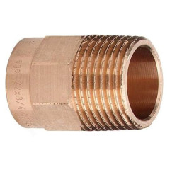 Переходник 15-3/4", Viega R4, 94243G, пайка-резьба, нар., бронза