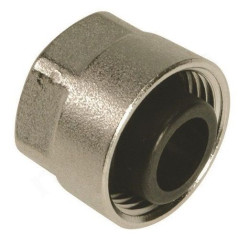 Резьбозажимное 15x1.0-3/4", Henco EK, обжим-резьба, вн., латунь, евроконус