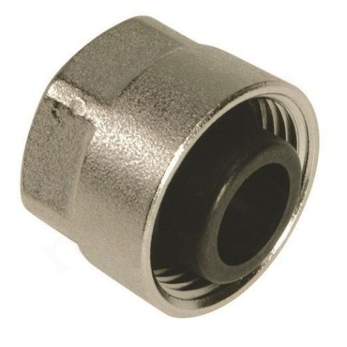 Резьбозажимное 15x1.0-3/4", Henco EK, обжим-резьба, вн., латунь, евроконус