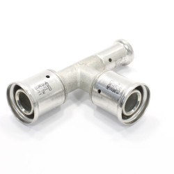 Тройник 26-26-16, Henco P, 11, пресс-пресс, латунь