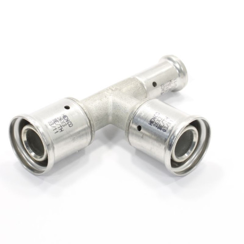 Тройник 26-26-16, Henco P, 11, пресс-пресс, латунь