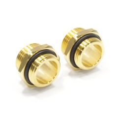 Ниппель 1"-1", Watts AS MSP, резьба-резьба, нар., латунь