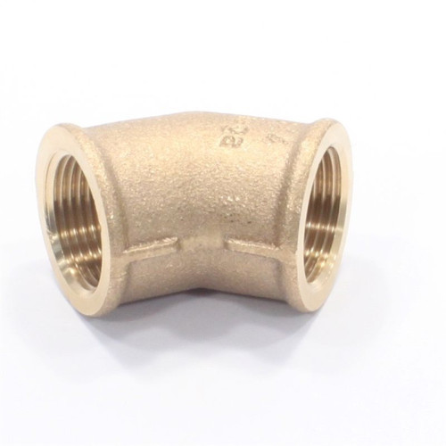 Отвод 45° 3/4"-3/4", Viega R2 3120, резьба-резьба, вн., бронза