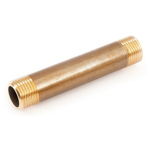 Удлинитель 1/2"-1/2", General Fittings 2600 43, резьба-резьба, нар., латунь, L60