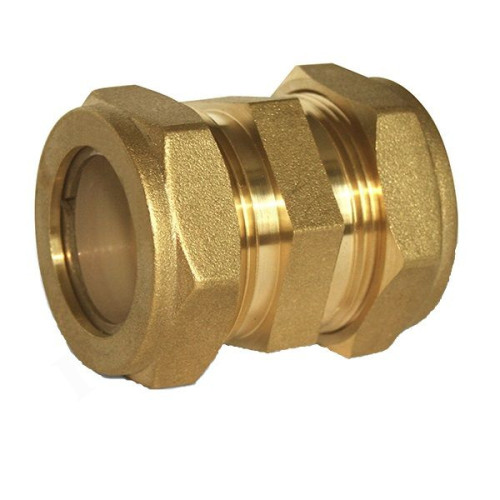 Муфта 25-15, Stahlmann EF, обжим-обжим, латунь