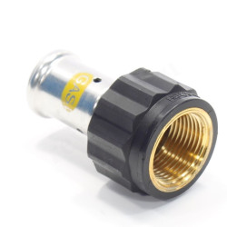 Переходник 20-3/4", Henco PKG, 18, пресс-резьба, вн., PVDF, газ