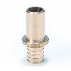 Переходник 32-28, Rehau RAUTITAN, RX, надв.гильза-труба, бронза