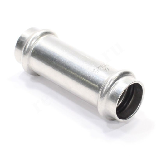 Муфта 22-22, WAAG Heavy Inox, пресс-пресс, сталь нержавеющая, ремонтная