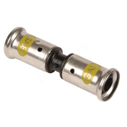 Муфта 16-16, Henco PKG, 15, пресс-пресс, PVDF, газ