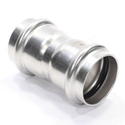 Муфта 42-42, WAAG Heavy Inox, пресс-пресс, сталь нержавеющая