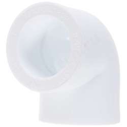 Угольник 90° 32-32, RTP, пайка-пайка, полипропилен, белый