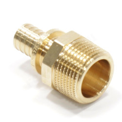 Переходник 16-3/4", Rehau RAUTITAN RX+, надв.гильза-резьба, нар., бронза