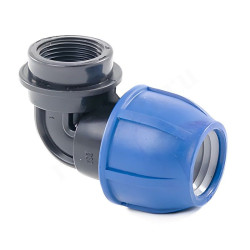 Отвод 90° 25-1", RTP, обжим-резьба, вн., полипропилен