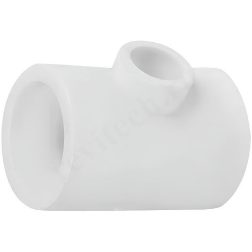 Тройник 50-25-50, RTP, пайка-пайка, полипропилен, белый