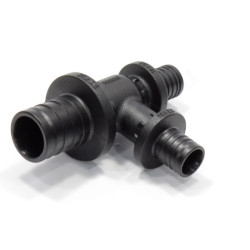 Тройник 25-16-16, Rehau RAUTITAN, PX, надв.гильза-надв.гильза, полифениленсульфон