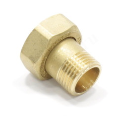 Соединение с накидной гайкой 3/4"-1/2", General Fittings 2700 G2, резьба-резьба, вн.- нар., латунь
