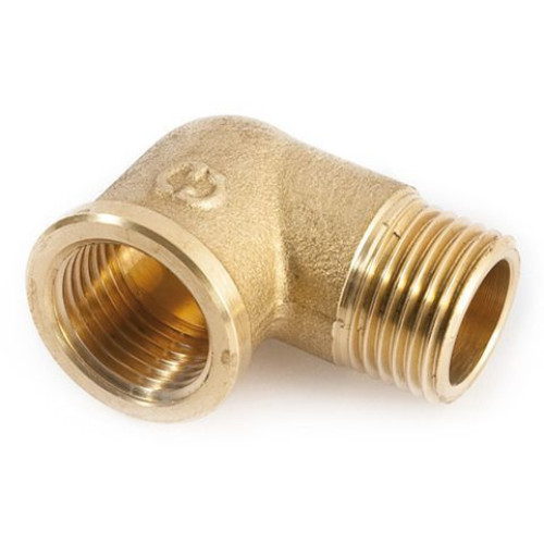 Угольник 90° 1 1/4"-1 1/4", General Fittings 2700 F8, резьба-резьба, вн.- нар., латунь