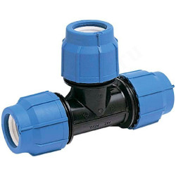 Тройник 25-25-25, Джилекс, обжим-обжим, ПНД