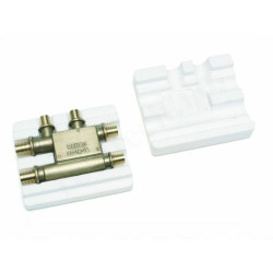 Крестовина 20-16-16, Rehau RAUTITAN, MX, надв.гильза-надв.гильза, латунь