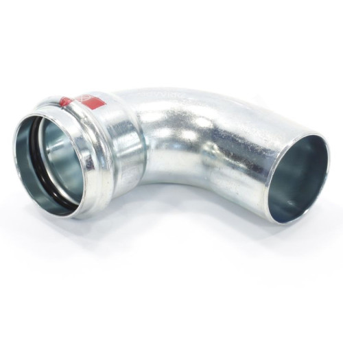 Отвод 90° 35-35, Viega Prestabo, 1116.1, пресс-труба, сталь (цинк)