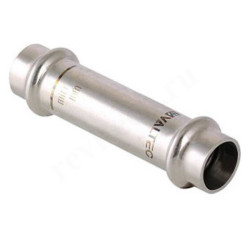 Муфта 22-22, Valtec VT.INOX-PRESS, пресс-пресс, сталь нержавеющая, надвижная