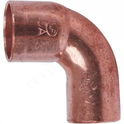 Угольник 90° 18-18, Sanha SA, 5092, пайка-труба, медь