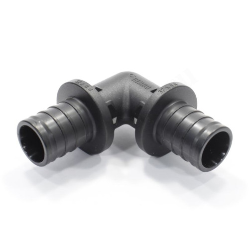 Угольник 90° 32-32, Rehau RAUTITAN, PX, надв.гильза-надв.гильза, полифениленсульфон