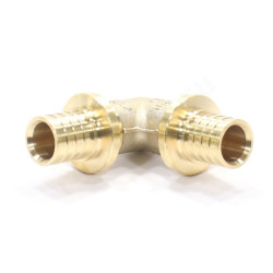 Угольник 90 16-16, Рехау RAUTITAN MX, надв.гильза-надв.гильза, латунь