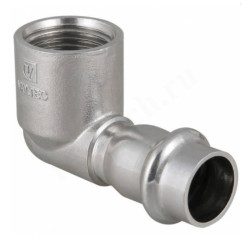 Угольник 90° 35-1", Valtec VT.INOX-PRESS, пресс-резьба, вн., сталь нержавеющая