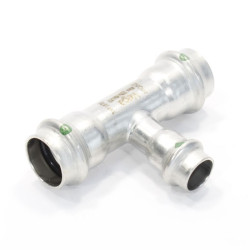 Тройник 22-15-22, Viega Sanpress Inox, 2318, пресс-пресс, сталь нержавеющая