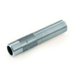 Сгон 1/2"-1/2", General Fittings 2600 96, резьба-резьба, нар., латунь (хром), L75