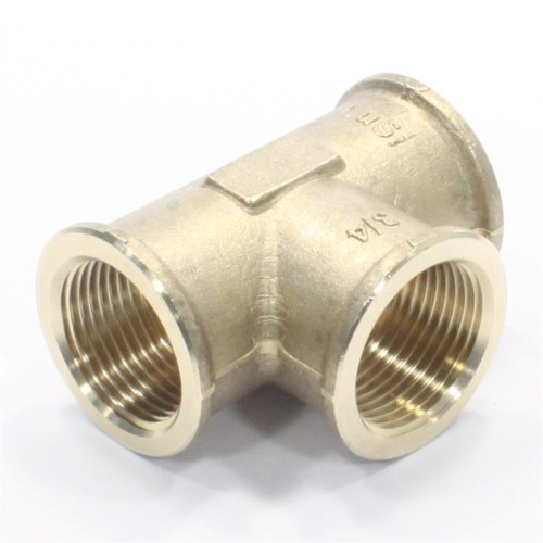 Тройник 3/4"-3/4"-3/4", Sanha PURAFIT 3130, резьба-резьба, вн., бронза