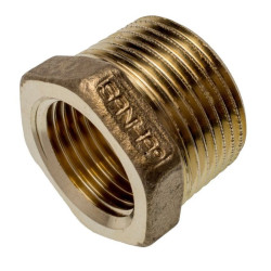 Футорка 1/2"-1/4", Sanha PURAFIT 3241, резьба-резьба, нар.-вн., бронза