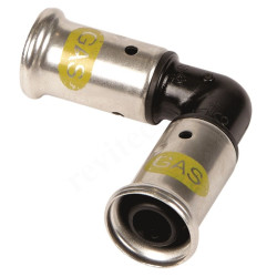 Угольник 90° 32-32, Henco PKG, 1, пресс-пресс, PVDF, газ