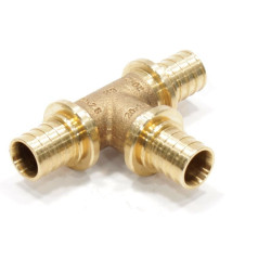 Тройник 20-20-20, Rehau RAUTITAN PLATINUM, RX, надв.гильза-надв.гильза, бронза