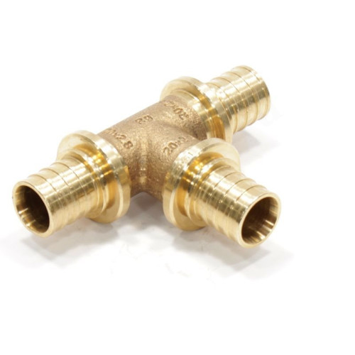 Тройник 20-20-20, Rehau RAUTITAN PLATINUM, RX, надв.гильза-надв.гильза, бронза