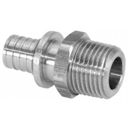 Переходник 25-3/4", Rehau RAUTHERM, надв.гильза-резьба, нар., латунь (цинк)