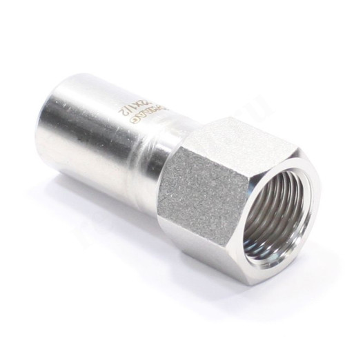 Переходник 22-1/2", WAAG Heavy Inox, труба-резьба, вн., сталь нержавеющая