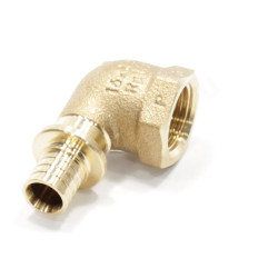 Угольник 90 16-1/2", Rehau RAUTITAN RX+, надв.гильза-резьба, вн., бронза