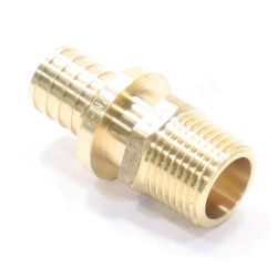 Переходник 20-1/2", WAAG Axial, надв.гильза-резьба, нар., латунь