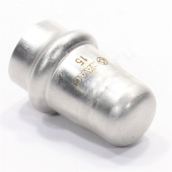 Заглушка 15, WAAG Heavy Inox, пресс, сталь нержавеющая
